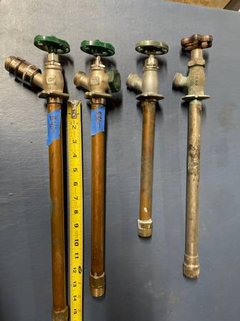 Frost free hose bibs new and used 1