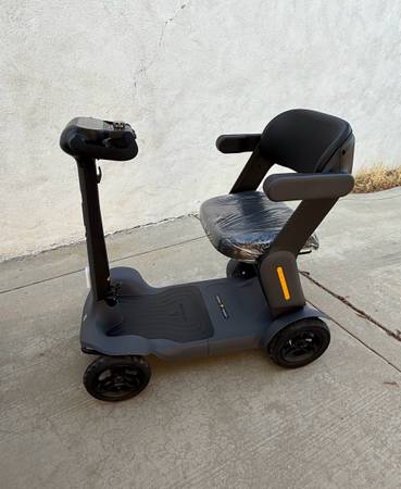 Foldable Mobility Scooter Glashow S3 Model (Grey Color) 1
