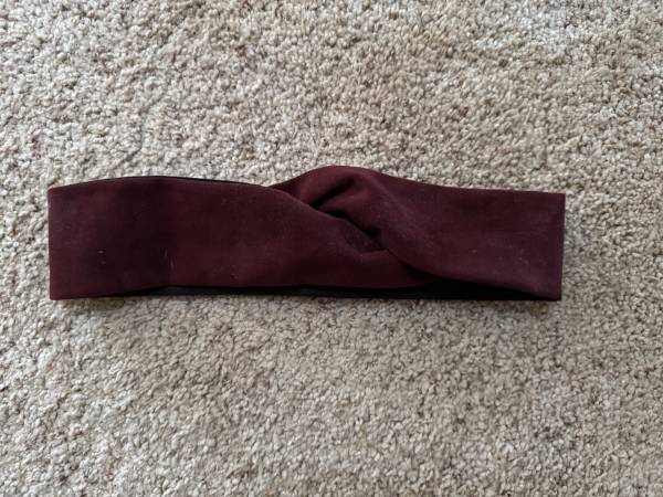 Women's Cummerbund, adjustable, burgundy velvet 1