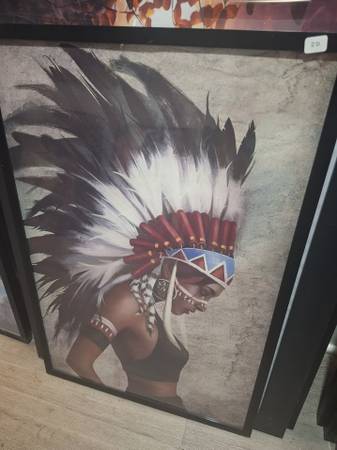 Derkymo African American Woman Canvas Wall Art 1