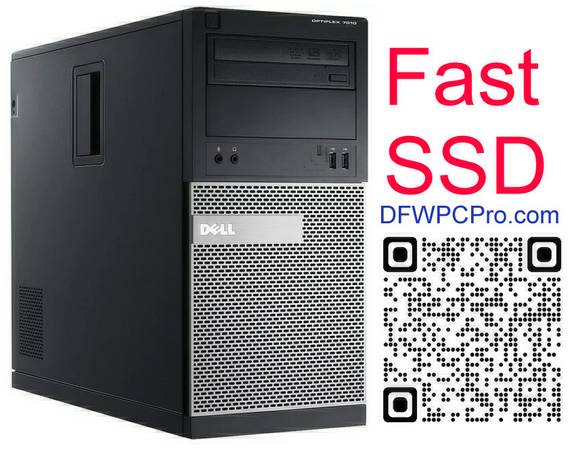 DELL OptiPlex 3010 Business Class PC w/Fast 512 GB SSD 1