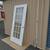 Nice White Entryway 15 Light Door LH Swing With Hinges 36" X 80" Very Clean Like 2 thumbnail