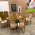 Dining Table with drop leaves 6 chairs and leaves 1 thumbnail