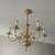 Elegant Gold-Tone Chandelier - 24” Wide, 26” Tall - LED Bulbs Included 2 thumbnail
