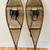 Antique Vintage Pair of Wooden Snow Shoes with Leather Bindings Cabin 1 thumbnail