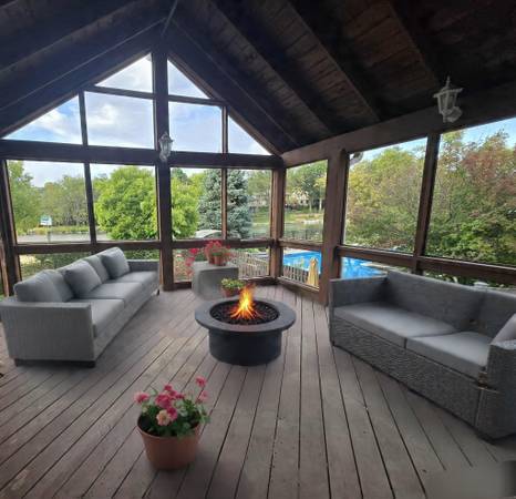 $100 / 4br - 3000ft2 - Lakefront 4 bedroom house with pool and hot tub (Omaha)63976697890051121