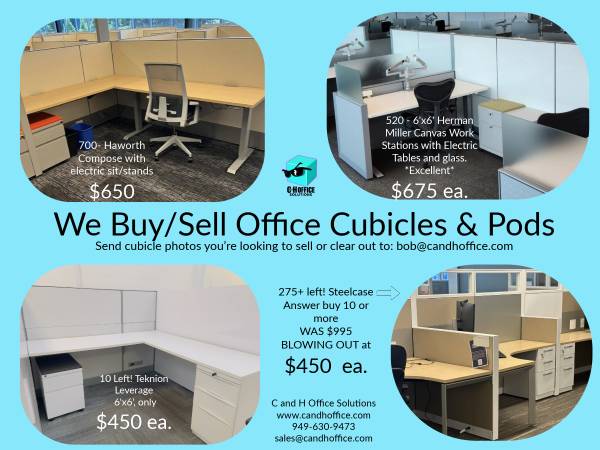 Office Cubicles for Sale + We Buy Cubicles & Pods 1
