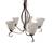 Brushed Nickel Light Fixture with 5 Lights 2 thumbnail