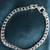 Beautiful square link Italian made silver bracelet 1 thumbnail