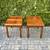 Refinished Danish Modern Teak Side / End Tables by ABJ 3 thumbnail