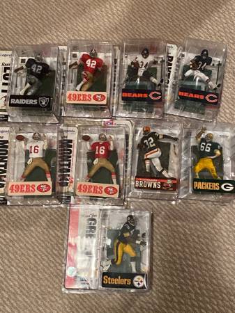 McFarlane Legends Series 2 - Harris, Brown, Nitschke, Montana, Payton 1