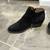 Lucky Brand FABIANA Perforated Suede BLACK Ankle Boot -- SIZE 8-1/2 M 7 thumbnail
