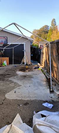 20×8 canopy frame 1