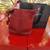 Vintage COACH Red Leather Shoulder Purse 3 thumbnail