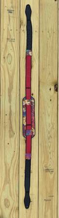 All Leather Hand Made Guitar Strap / Repurposed 1
