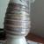 Spiral Swirl Ceramic lamp With Hand Crafted Shade. 6 thumbnail