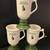 6 March for MacArthur (3) 1967 and (3) 1968 Footed Coffee Mugs by Hall USA 8 thumbnail