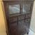 Custom Import Cabinet, rosewood finish with Glass case and drawers 1 thumbnail