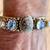 Pearl Moonstone Druzy Sterling Silver Bracelet Wrist Size 7” 2 thumbnail