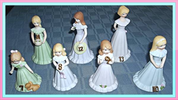 Hallmark Enesco 7pc Birthday Girls 1