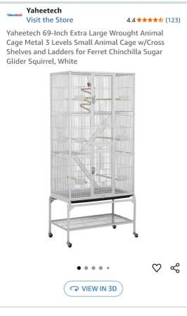 Extra large pet cage - chinchilla, rat, ferret, etc. (3 miles from Lee traffic circle)63656365040257120