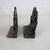 Clipper Ship Nautical Cast Iron Copper / Bronze Plated Vtg Bookends 5" 7 thumbnail