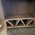 Rustic side table with storage underneath and 3 drawers 2 thumbnail