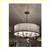 Ethan Allen Zoe Chandelier, Nickel Fiinsh 2 thumbnail