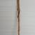 Custom Wood Walking Stick, Wolf or Flower, 53" 13 thumbnail