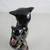 Ceramic Hand Painted Black Multi Colored Mom Cat & Kitten-8 3/4" Tall 9 thumbnail