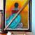 Maasai Tribal Woman, Acrylic on Canvas, Framed 2 thumbnail