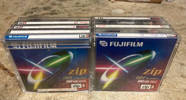 10 - 100 MB Zip Disks (used) 1