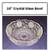 Large and heavy Crystal glass bowl 1 thumbnail