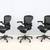 Herman Miller Aeron Chair Size B Fully Adjustable, Carbon Mesh 10 thumbnail