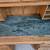Oak Roll Top Desk - Green Marble Inlay 5 thumbnail