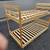 Twin over Twin solid wood bunk bed / natural color 2 thumbnail