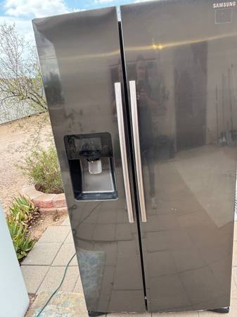 Samsung side by side stainless black 1