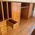 Large solid teak desk 6 thumbnail