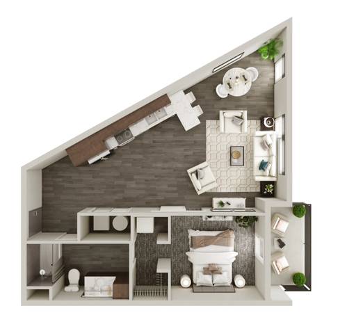 Large Studio Apartment at Lake Flanagan Unit 4310 1