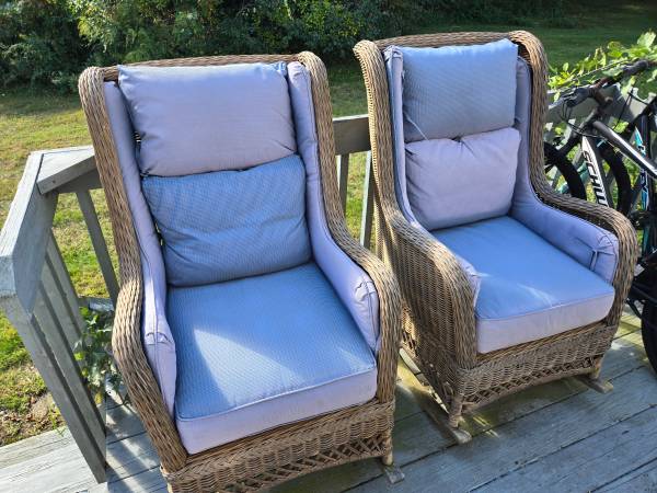 Matching Wicker Rockers 1