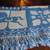 BLUE AND WHITE THROW 1 thumbnail