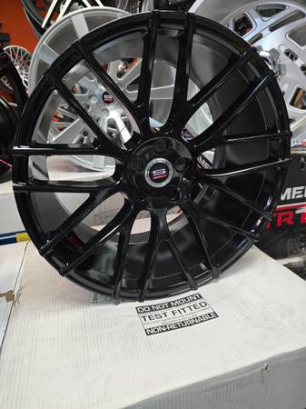 20x10.5 Spec1 SPL201 Black Wheels 1