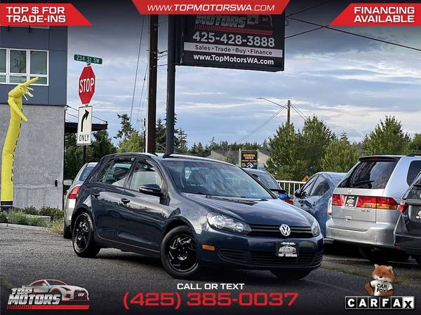 $90/mo - 2013 Volkswagen Golf 25LHatchback 6A - $6,499 (23410 Highway 99, WA 98026)63622857924739121
