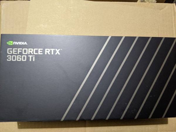 NVIDIA GeForce RTX 3060 Ti FE Founders Edition 8GB GDDR6 GPU - New 1