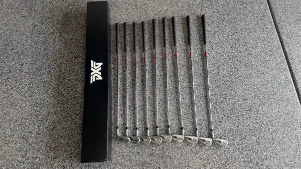 PXG Black ops irons.  Right Handed RH regular. LW- 4 1