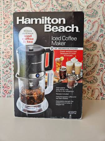 NIB..HAMILTON BEACH ICED COFFEE/TEA MAKER 1
