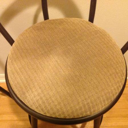 Rounded Metal Framed Stools 1