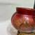Bohemian Cranberry Glass Footed Bowl. 2 thumbnail