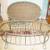 FANTASTIC MATCHING WROUGHT IRON & WICKER 3 PC COFFEE SOFA & END 5 thumbnail