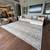 Modern 10 x 12 Area Rug-Gray & Ivory - MARV 1 thumbnail